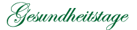 Gesundheitstage